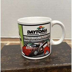 Vintage‎ 1988 Nascar Daytona International Speedway Ceramic Coffee Mug Southeast